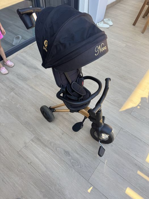 Tricicleta pentru copii Ultrapliabila Qplay Nova Gold Limited Edition