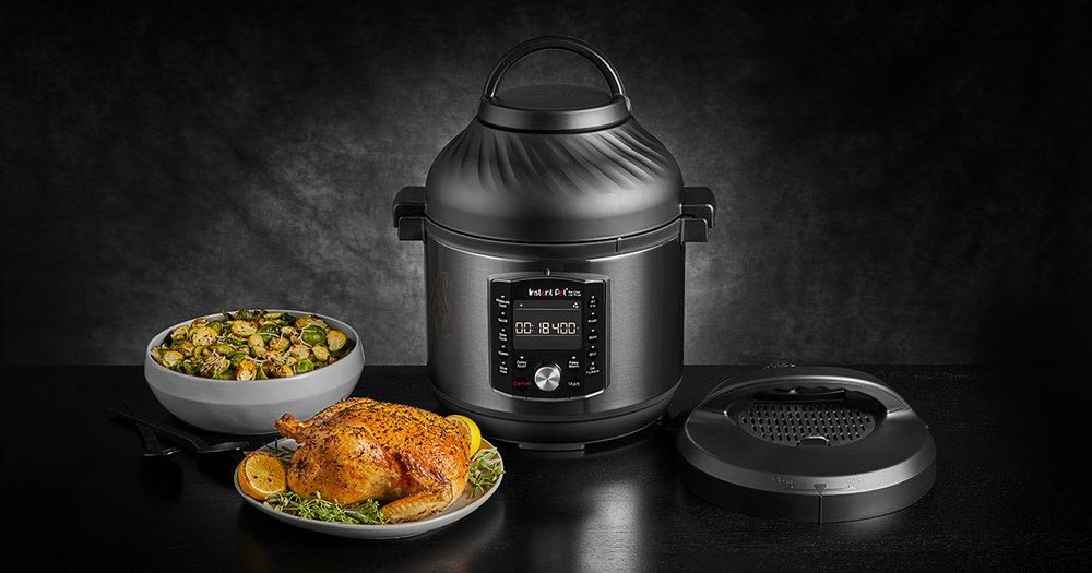 Нов и неизползван Instant Pot PRO CRISP + AIR FRYER, 7,6л