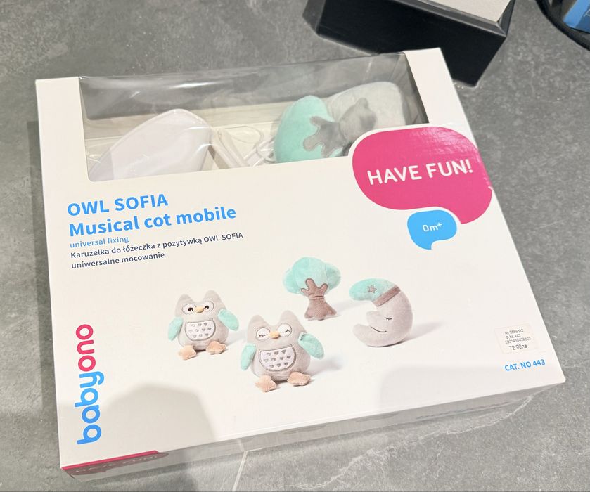 Музикална въртележка BabyOno за кошара нова с кутия