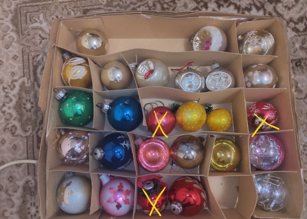 Советские ёлочные игрушки СССР