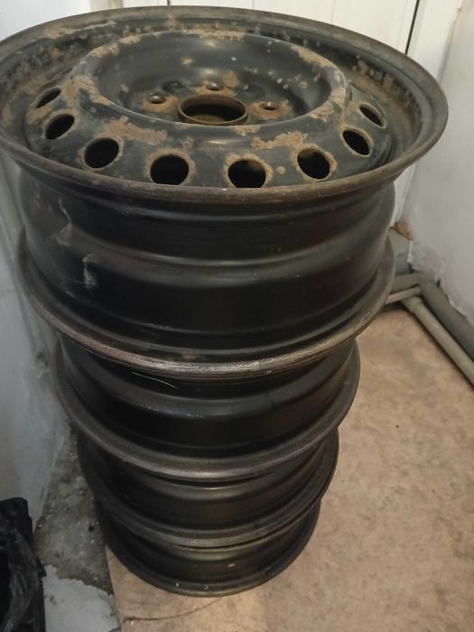 Железные диски на 15, 4 шт.