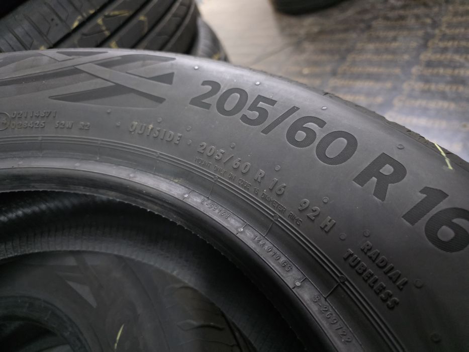 4бр Нови летни гуми 205 60 16 - Continental- DOT 2024