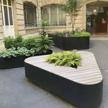 Skameyka, urna va latoklar / Скамейка, урна ва лoтоклар