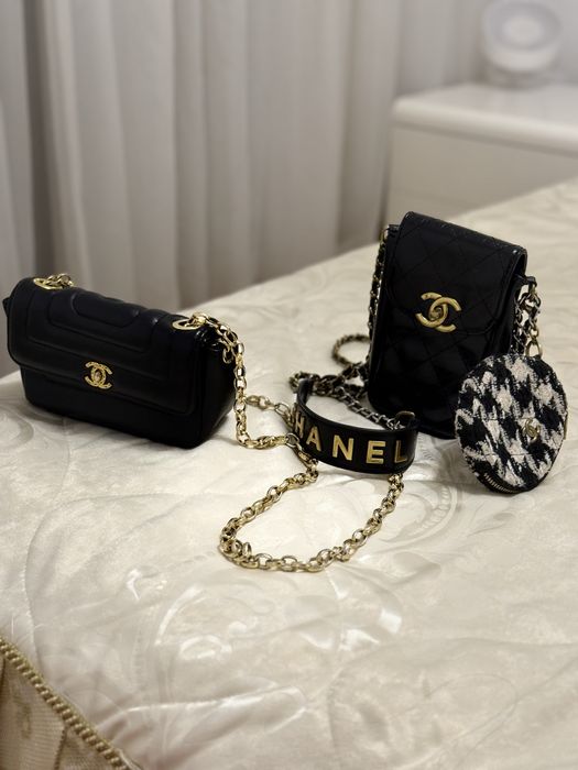 Set 3 genti Chanel off-white originale