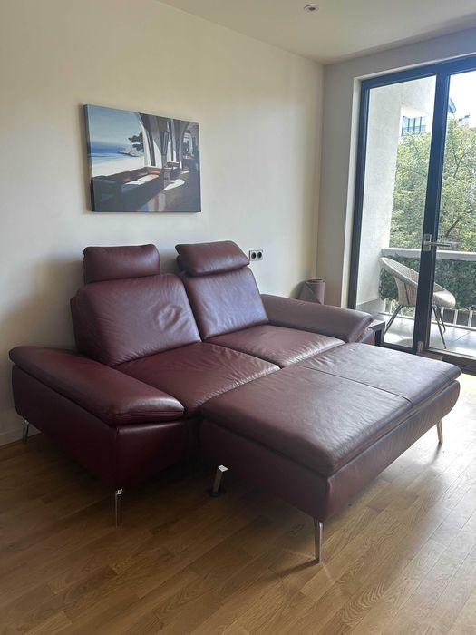 Кожено канапе (като ново)