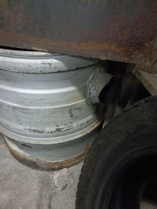 Печка из камазных дисков