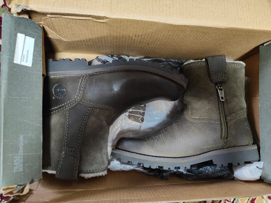 Ботинка новый кожаный timberland