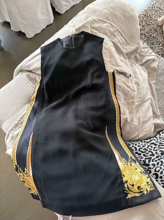 VERSACE - Baroque Print Short Dress