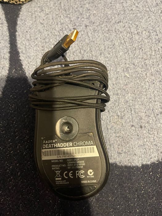 mouse gaming razer death adder chroma rz01-0121