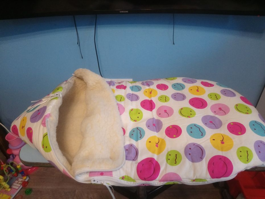 Зимний конверт из овчины