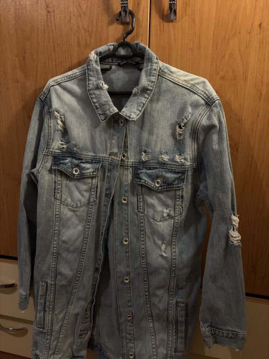 Дънкено якенце, носено няколко пъти, С размер