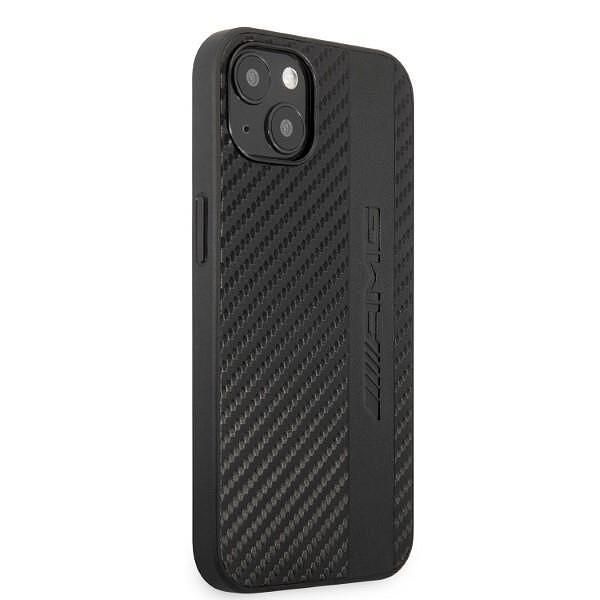 Amg amhcp13mblsca iphone 13 / 14 / 15 6.1" black hardcase with carbon