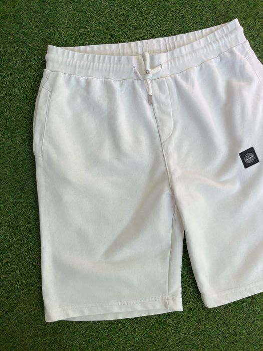 Мъжки къси панталонки : STONE ISLAND White Pant XXL