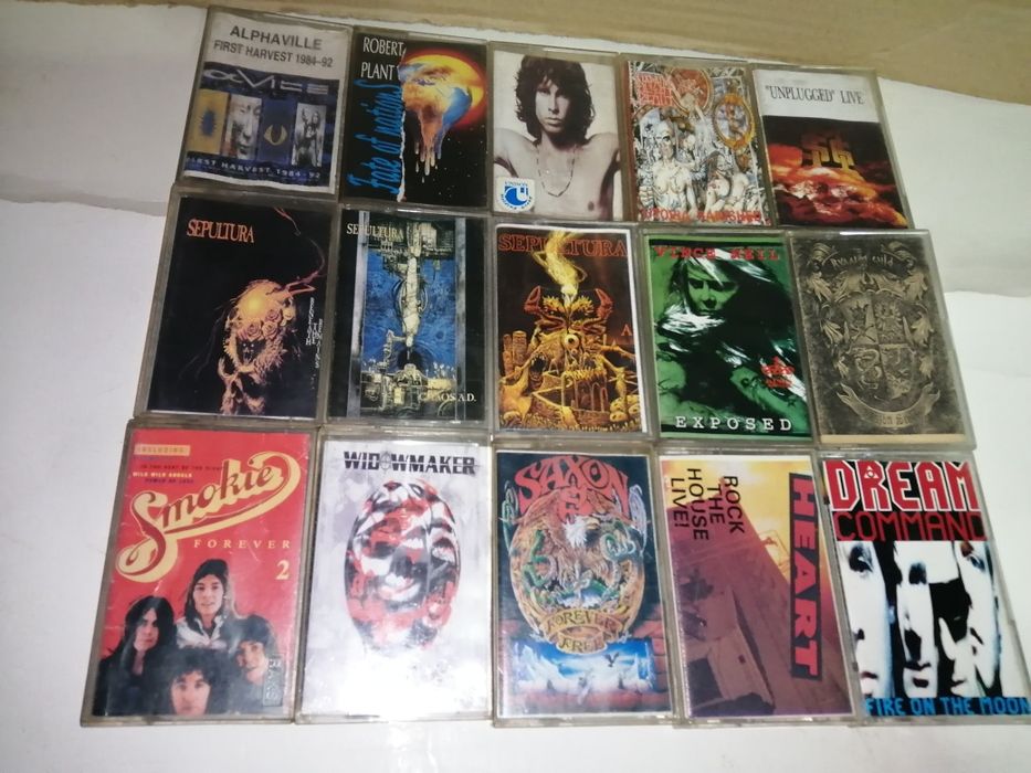 Касети с Рок и метъл изпълнители