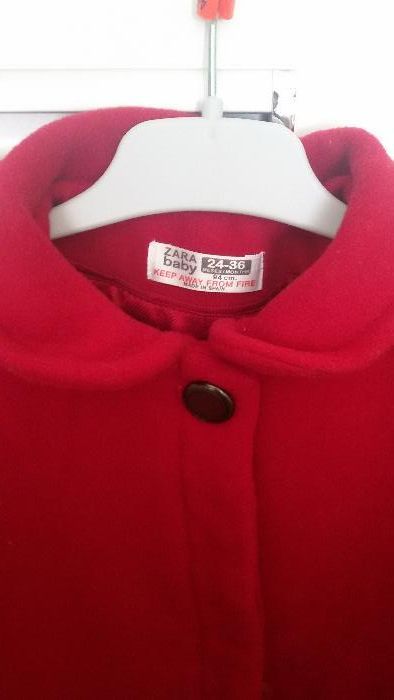 Топло палтенце на Zara 2-3 години