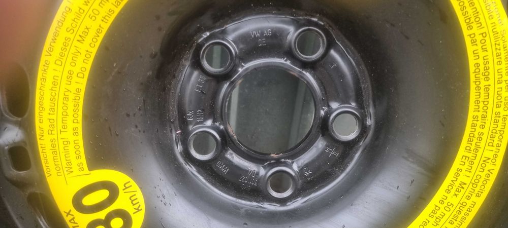 Janta roata de rezerva vw polo, skoda fabia, skoda rapid, seat ibiza, pe 15 zoll