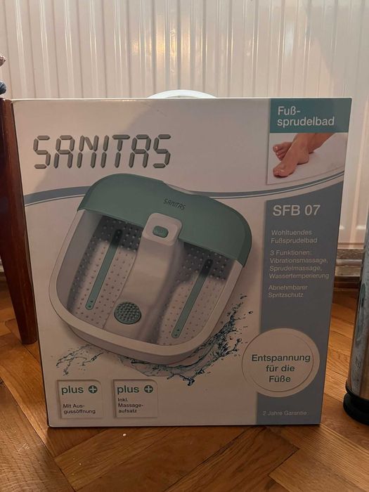 Cadita de hidromasaj pentru picioare Sanitas SFB07