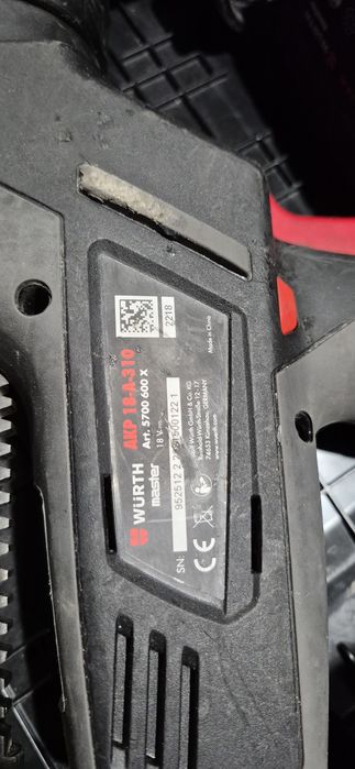 Milwaukee ,Wurth pistol de silicon pe acumulator