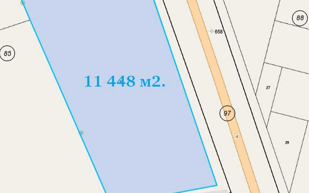 Парцел на главен път София-Варна – №79106