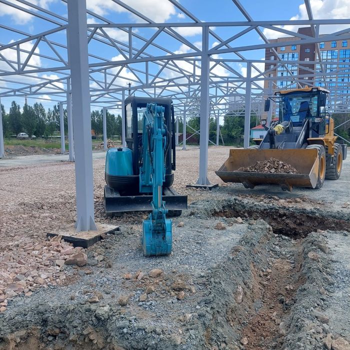 услуги миниэкскаватора