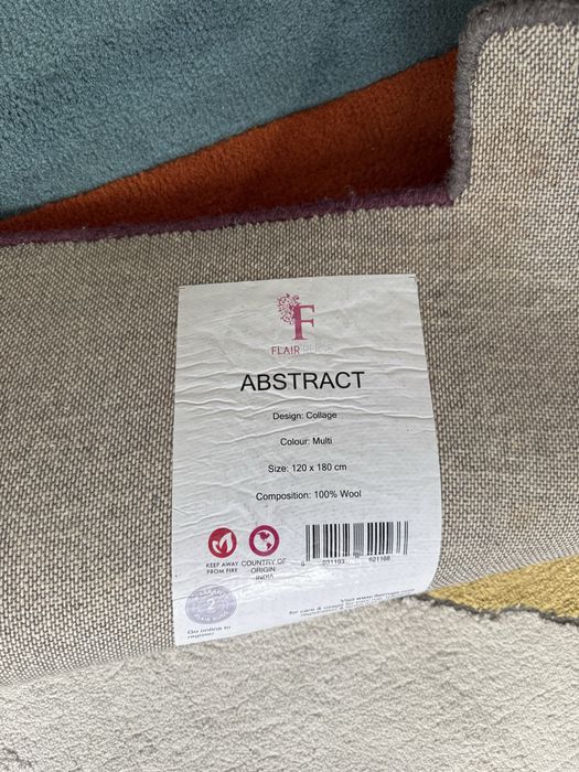 Covor Flair Rugs-Collage Multi 120x180 cm din lana, multicolor stare