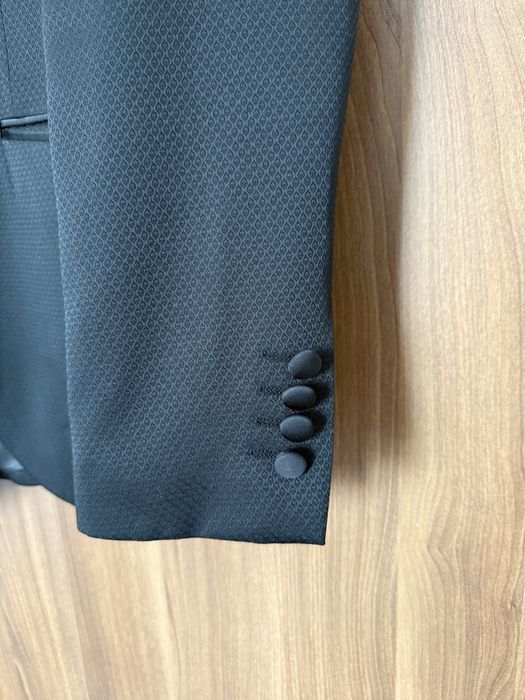 Costum elegant ceremonie barbati Gioberti negru marime 50 purtat o data
