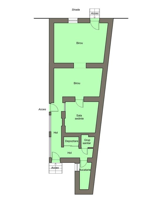 Spațiu de birouri – 87 mp – Central, Ghiba Birta 11 – 118.000 €
