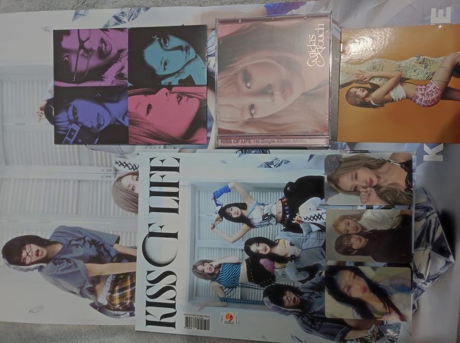 Kpop албуми TWICE,IVE,KISS OF LIFE