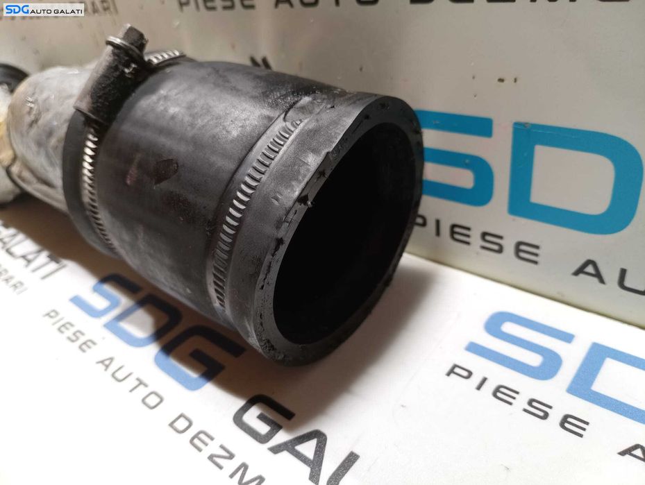 Tub Tubulatura Conducta Presiune Aer Intercooler Turbo Turbina Turbosuflanta Peugeot 607 2.0 HDI 2000 - 2010 Cod 9640599680 9640599680A [M5666]