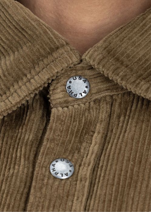 Alpha Industries Cord Overshirt ОРИГИНАЛНО мъжко яке - L и XL