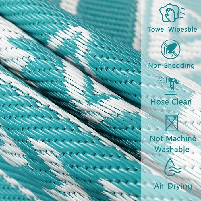 180х270см - Двулицев външен килим Famibay