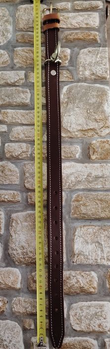 Zgarda piele naturala dublată