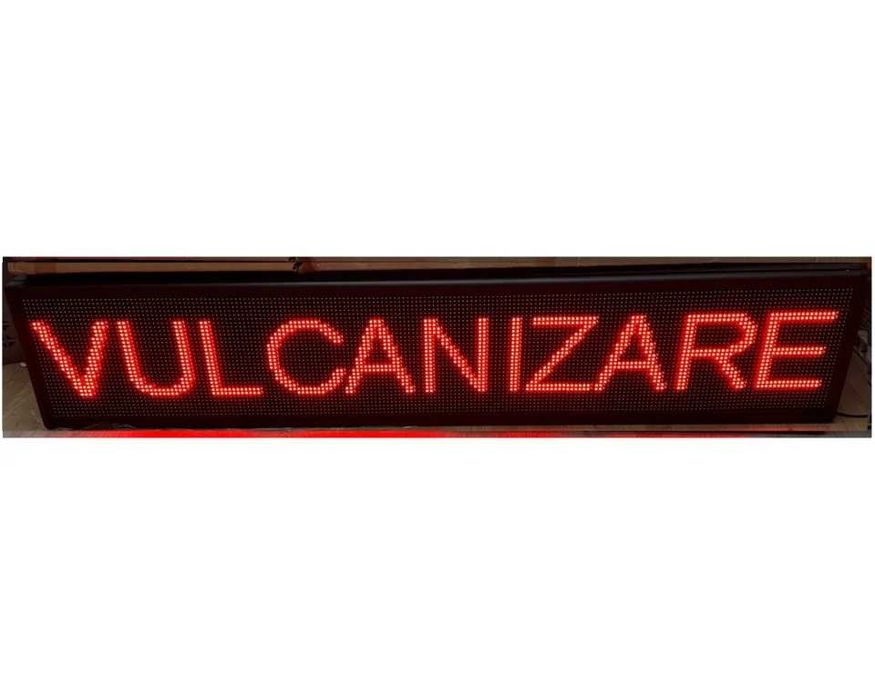 Panou Led de Exterior /Reclama 200X40Cm ROSU ideala pentru VULCANIZARE