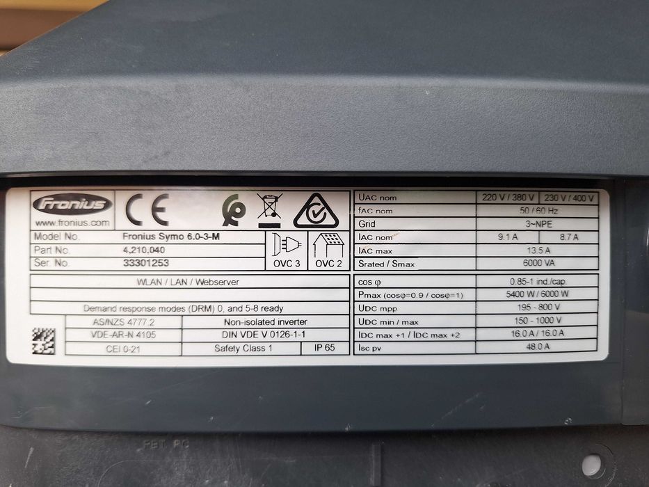 Invertor Fronius trifazic
