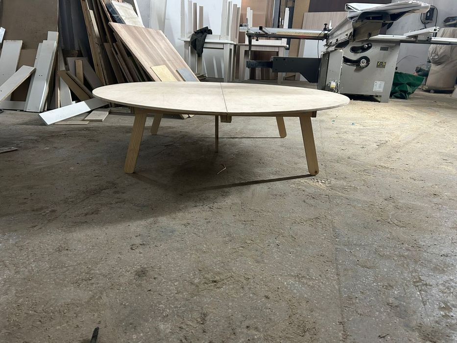 Круглые столы из фанеры и лдсп