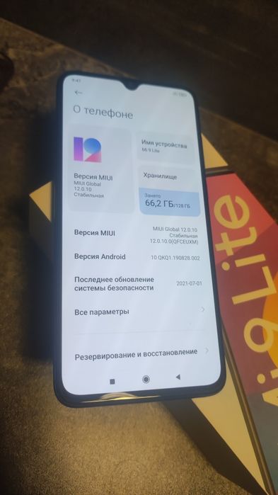 Продам Xiaomi Mi 9 lite 6/128gb blue