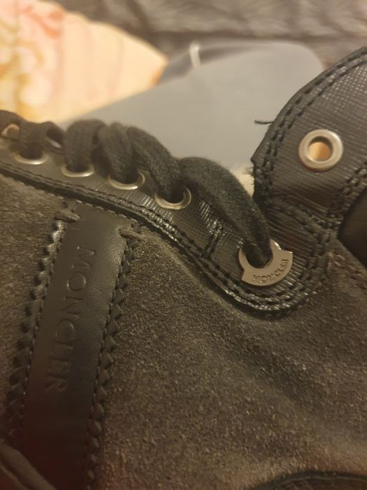 Moncler High-top Sneakers With Fur