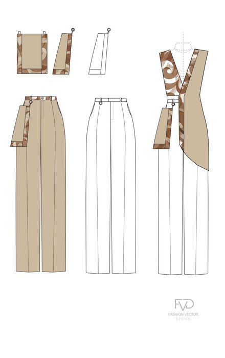 Технический рисунок одежды