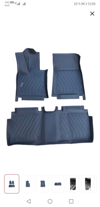 Комплект 3D поликов на Hongqi E-QM5 с защитой порогов