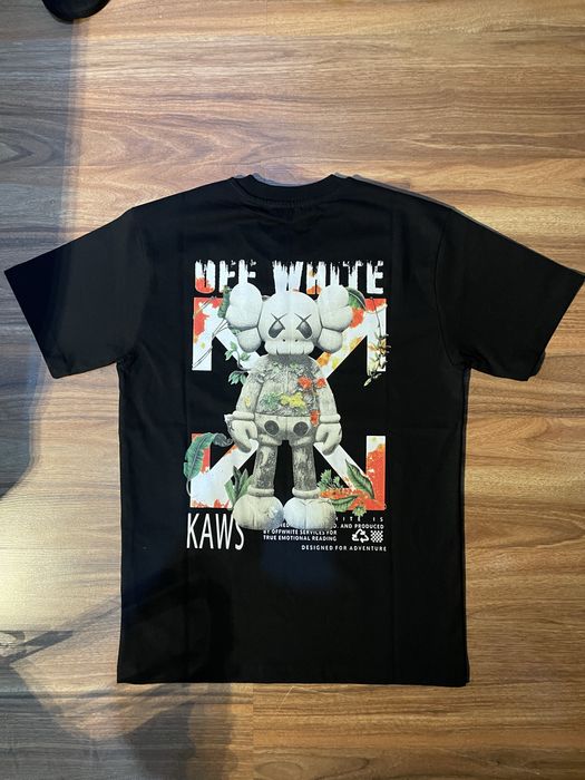 Tricou OFF-WHITE x KAWS – NOU cu Etichetă – Design Original & Premium