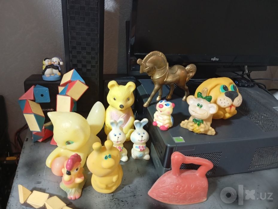 Советские игрушки резиновые и пластмассовые цена за все