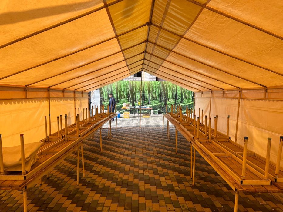 Аренда палатки, шатров, посуд, казан-ошак