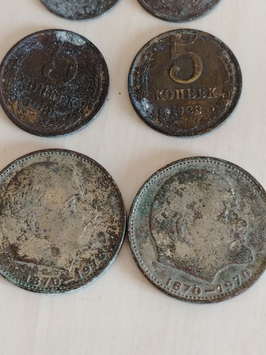 Tangalar qadimgi cccp Rossiya