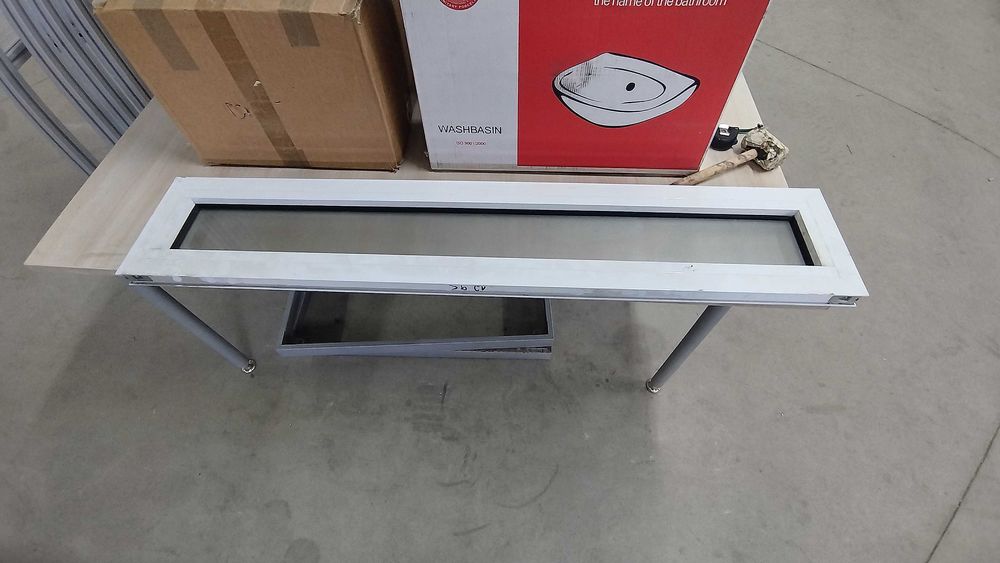 Алуминиев прозорец не отваряем - дограма бяла със стъклопакет