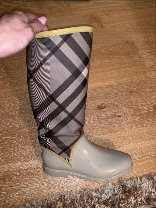 Cizme cauciuc dama Burberry