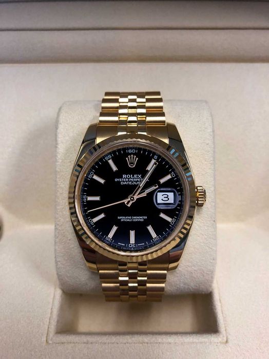 Луксозен мъжки часовник Rolex Gold