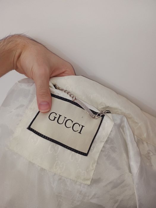 Geacă de iarnă Puffer Gucci Monogram Originală Bărbați/Dama Mărimea M