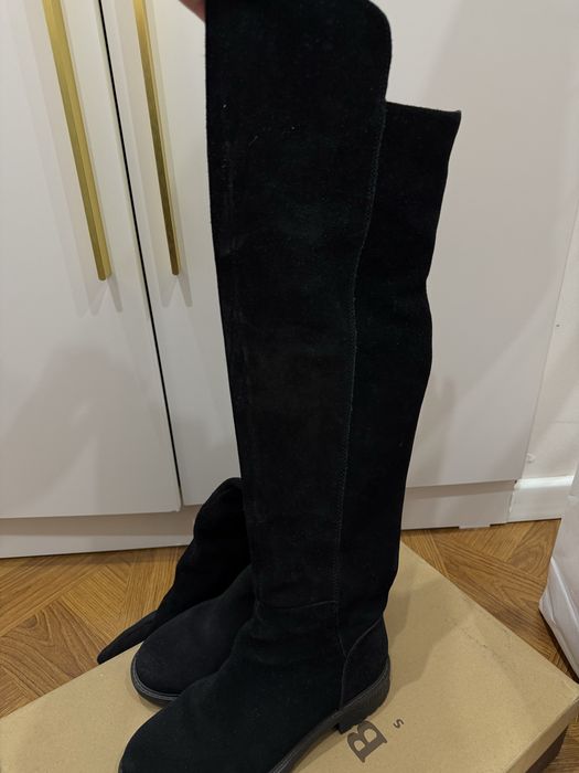 Продам ботфорты замша зимние