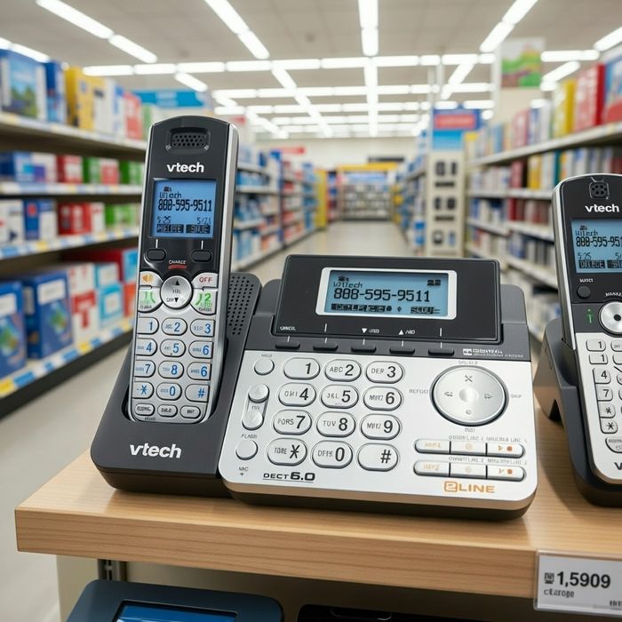 Радиотелефон Panasonic KX-TGF850B с автоответчиком и двумя трубками