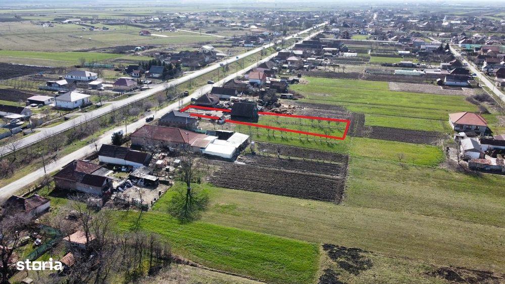 Teren intravilan 1.400 mp, ideal pentru constructia unei case